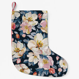 Blossoming Apple Tree Elegance Pattern Small Christmas Stocking