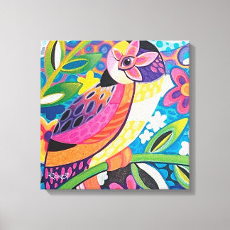 Blossoming Birdsong Canvas Print