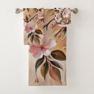 Blossoming Branch Bath Towels