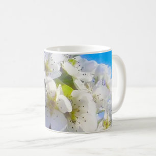 Blossoming branch of a pear Coffee Mug