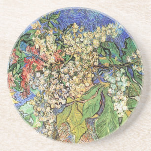 Blossoming Chestnut Branches by Vincent van Gogh Coaster
