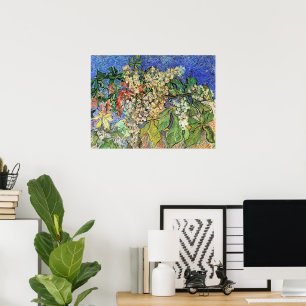 Blossoming Chestnut Branches by Vincent van Gogh Poster