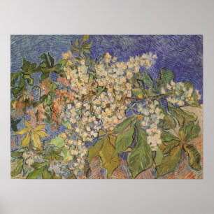 Blossoming Chestnut Branches by Vincent van Gogh Poster
