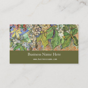 Blossoming Chestnut Branches  Vincent van Gogh. Business Card