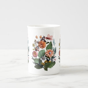 Blossoming Elegance: Speciality Bone China Mugs
