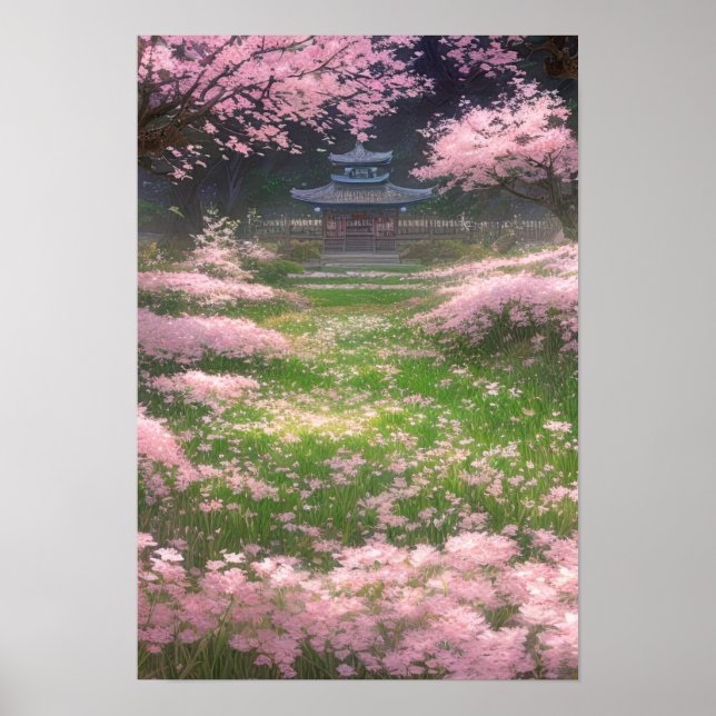 Blossoming Faith in the Hidden Shrine Poster (Front)
