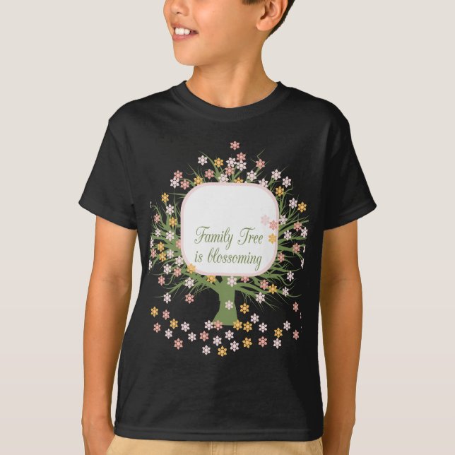 Blossoming Family Tree T-Shirt (Front)