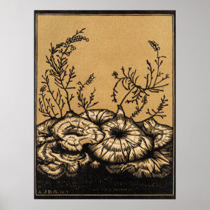 Blossoming Flowers Poster