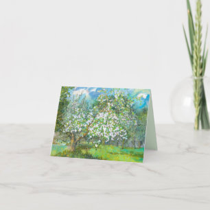 Blossoming garden card