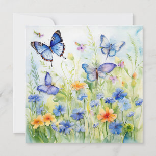 Blossoming Joy: Enchanted Garden Birthday Card