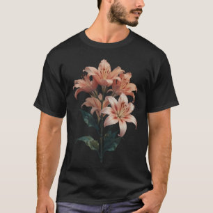 Blossoming Lilies in Harmonious Elegance T-Shirt