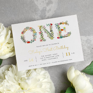 Blossoming One First Birthday Party
