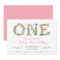 Blossoming One | First Birthday Party Invitation