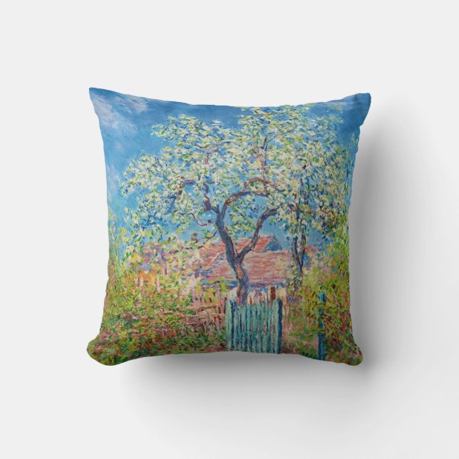  Blossoming pear tree, Monet  Cushion (Front)