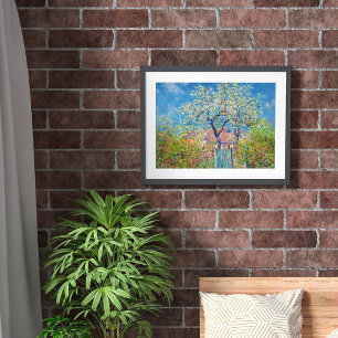 Blossoming pear tree, Monet Poster