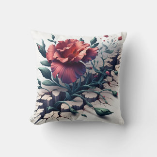 Blossoming Resilience: A Digital Floral  Cushion