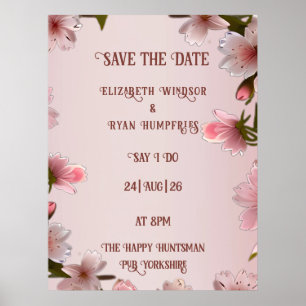 Blossoming Romance: A Full Floral Wedding Theme Poster