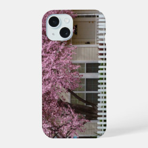 Blossoming Tree in the Suburbs iPhone 15 Case