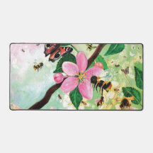 Blossoming Tree with Bees