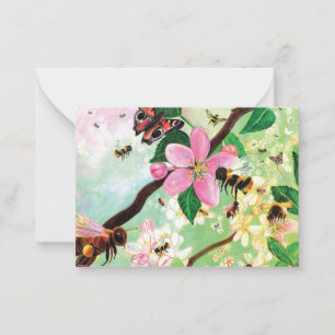 Blossoming Trees for Bees and Other Pollinators  Card
