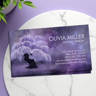Blossoming Wisteria Tree Business Card