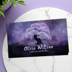 Blossoming Wisteria Tree Business Card