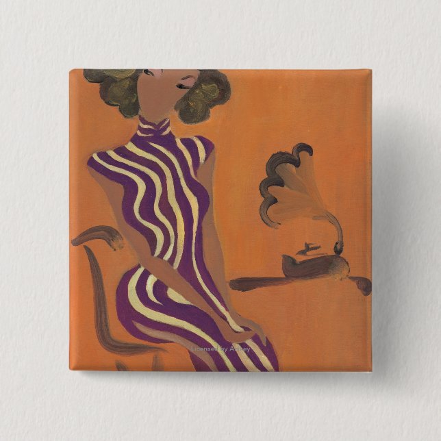 Blossoming Youth No.8 15 Cm Square Badge (Front)