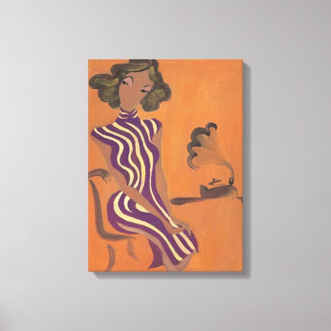 Blossoming Youth No.8 Canvas Print (Front)