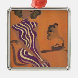 Blossoming Youth No.8 Metal Tree Decoration