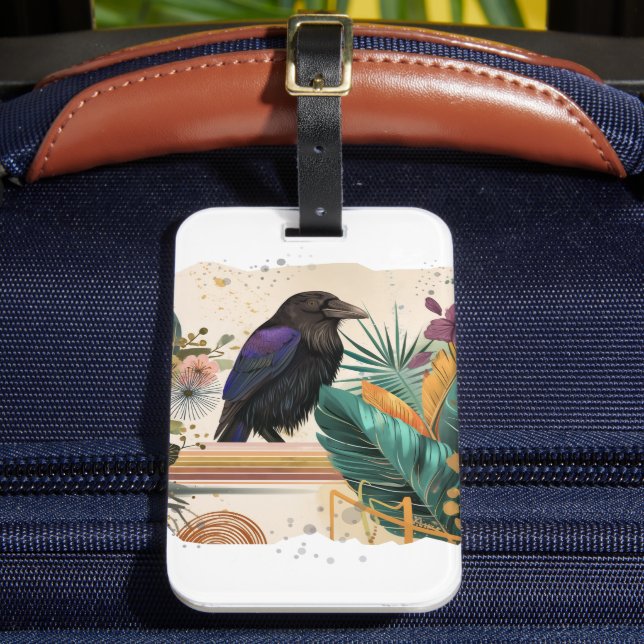 BlossomRaven in the jungle Luggage Tag (Front Insitu 2)