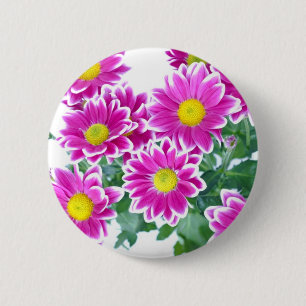 Blossoms 6 cm round badge