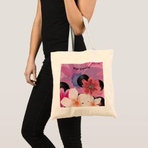 Blossoms and Vinyl Tote Bag