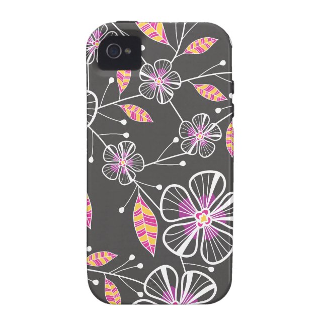Blossoms & Bouquet Floral Case-Mate iPhone Case (Back)