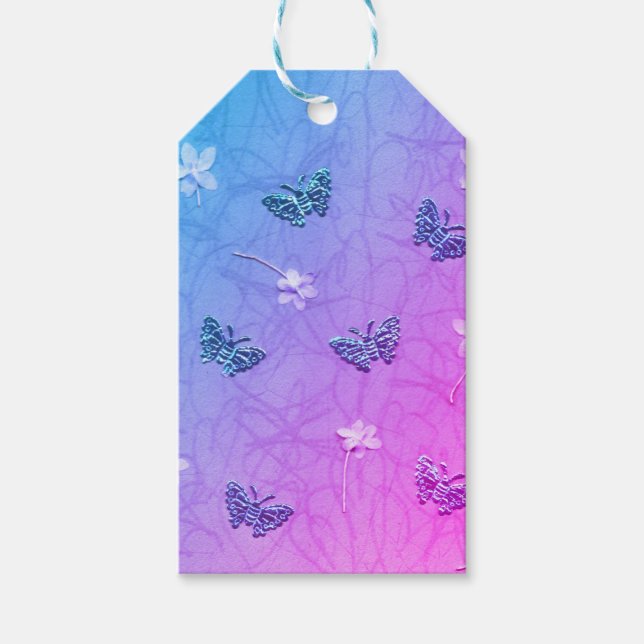 Blossoms & Butterflies Gift Tags (Front)