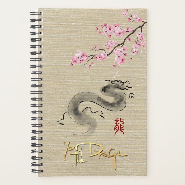 Blossoms Chinese Dragon New Year 2024 SP Planner (Front)