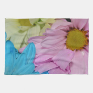 Blossoms Daisy Flowers Peace Love Nature Destiny Tea Towel