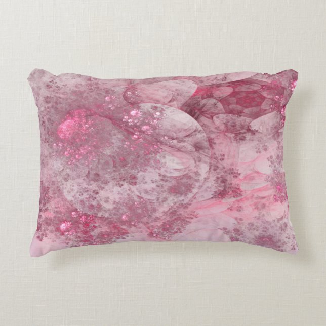Blossoms Day Abstract Decorative Cushion (Front)