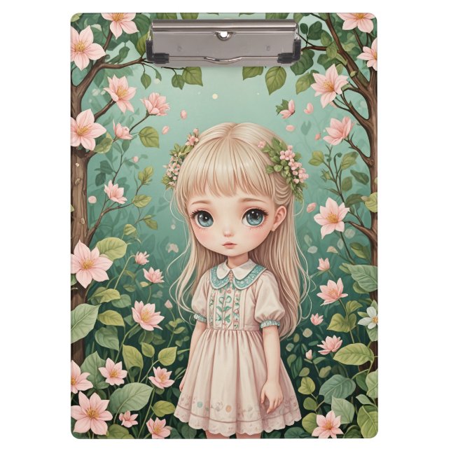 Blossom's Embrace Personalised Clipboard (Front)