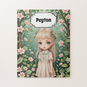 Blossom's Embrace Personalised Jigsaw Puzzle