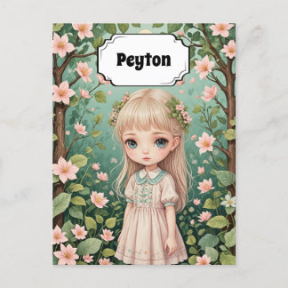 Blossom's Embrace Personalised Postcard