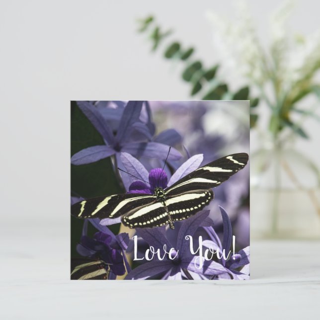 Blossoms Flat Greeting Card (Standing Front)