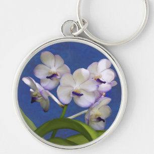 Blossoms Floral Plants Colourful Photograph Art Key Ring
