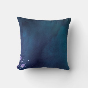 Blossoms flower paper vintage cushion