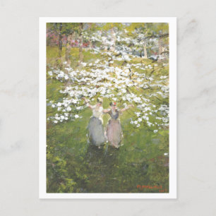 Blossoms Friendship/Sisterhood Painting Postcard