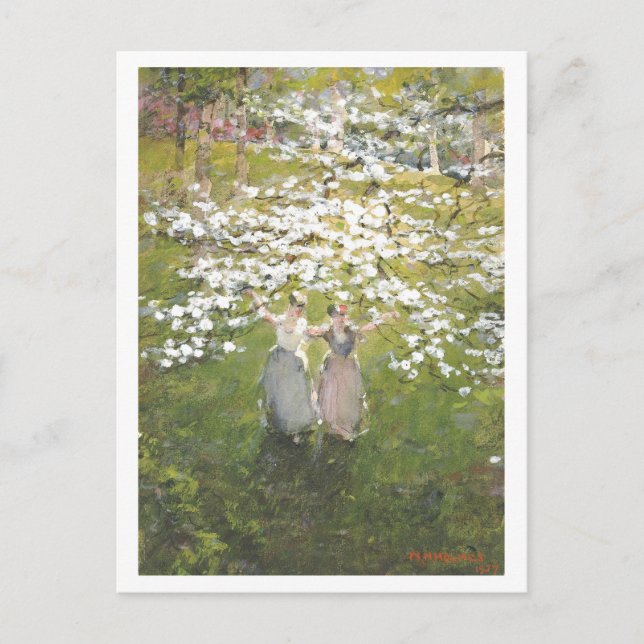 Blossoms Friendship/Sisterhood Painting Postcard (Front)