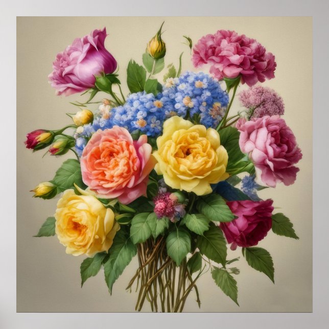 Blossoms in Full Bloom Poster (Front)