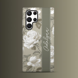 Blossoms in Sage  Samsung Galaxy Case