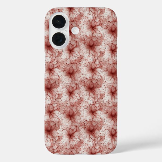 Blossoms in Scarlet Veil Case-Mate iPhone Case (Back)