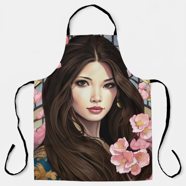 Blossoms of Elegance Apron (Front)