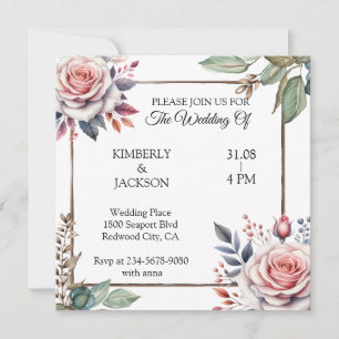 Blossoms of Love Invitation